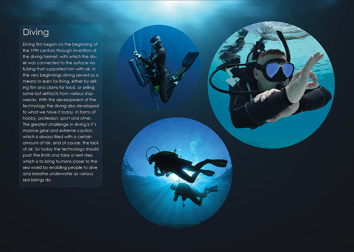 respirator，diving，conceptual design，outdoor sport，oxygen，