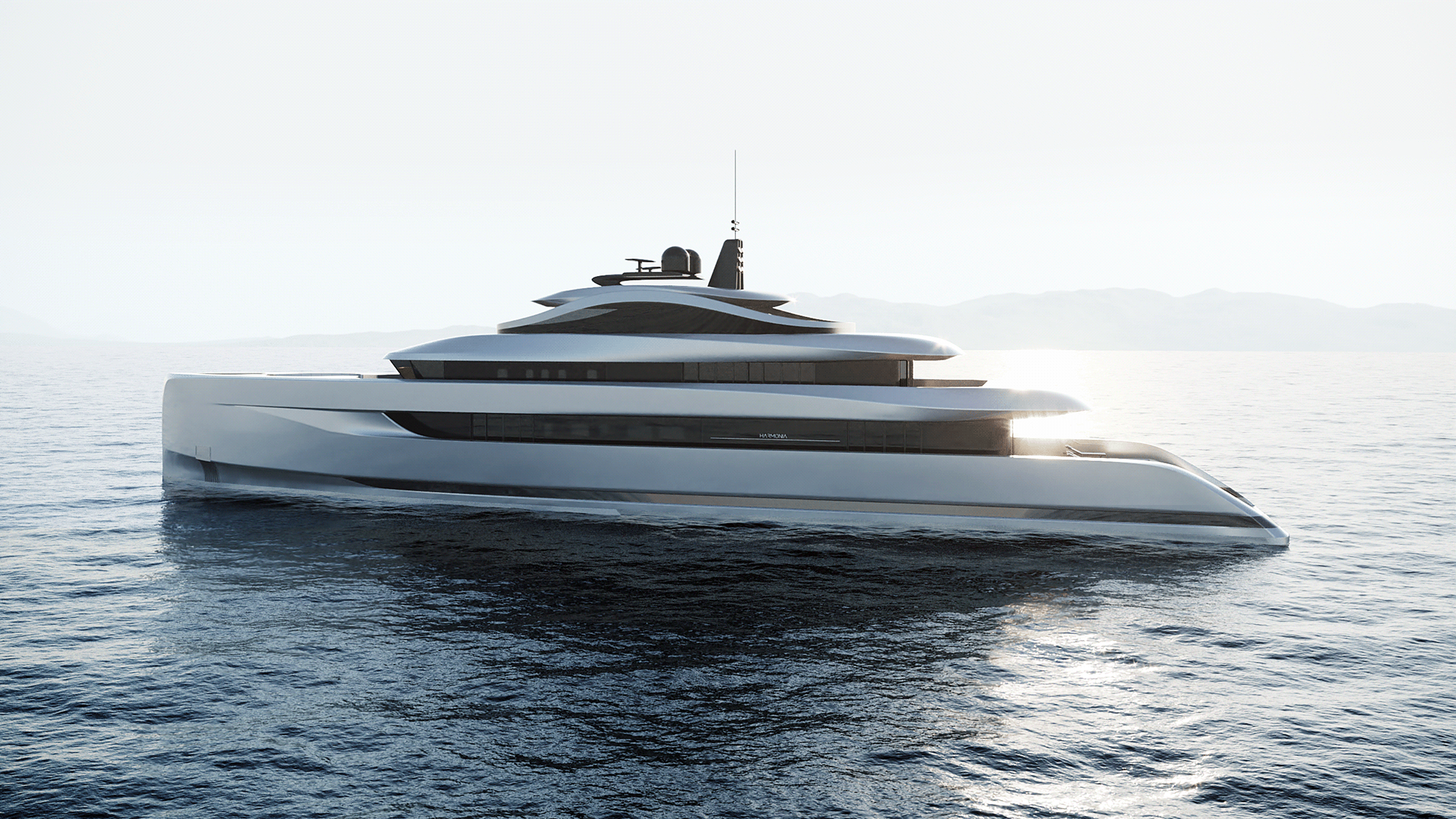 Romulo Ferreira，Harmonia，liner，ship，conceptual design，