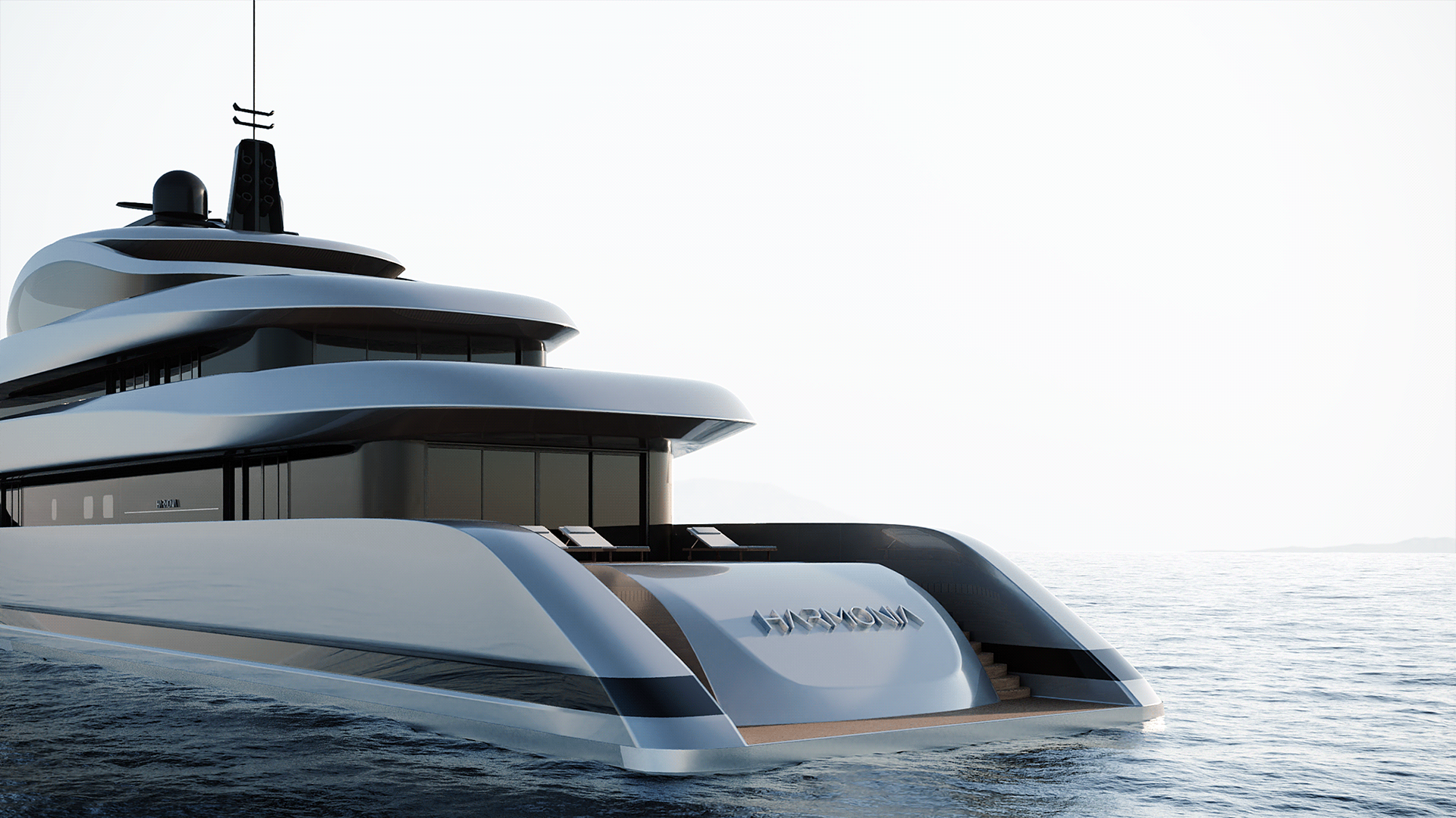 Romulo Ferreira，Harmonia，liner，ship，conceptual design，