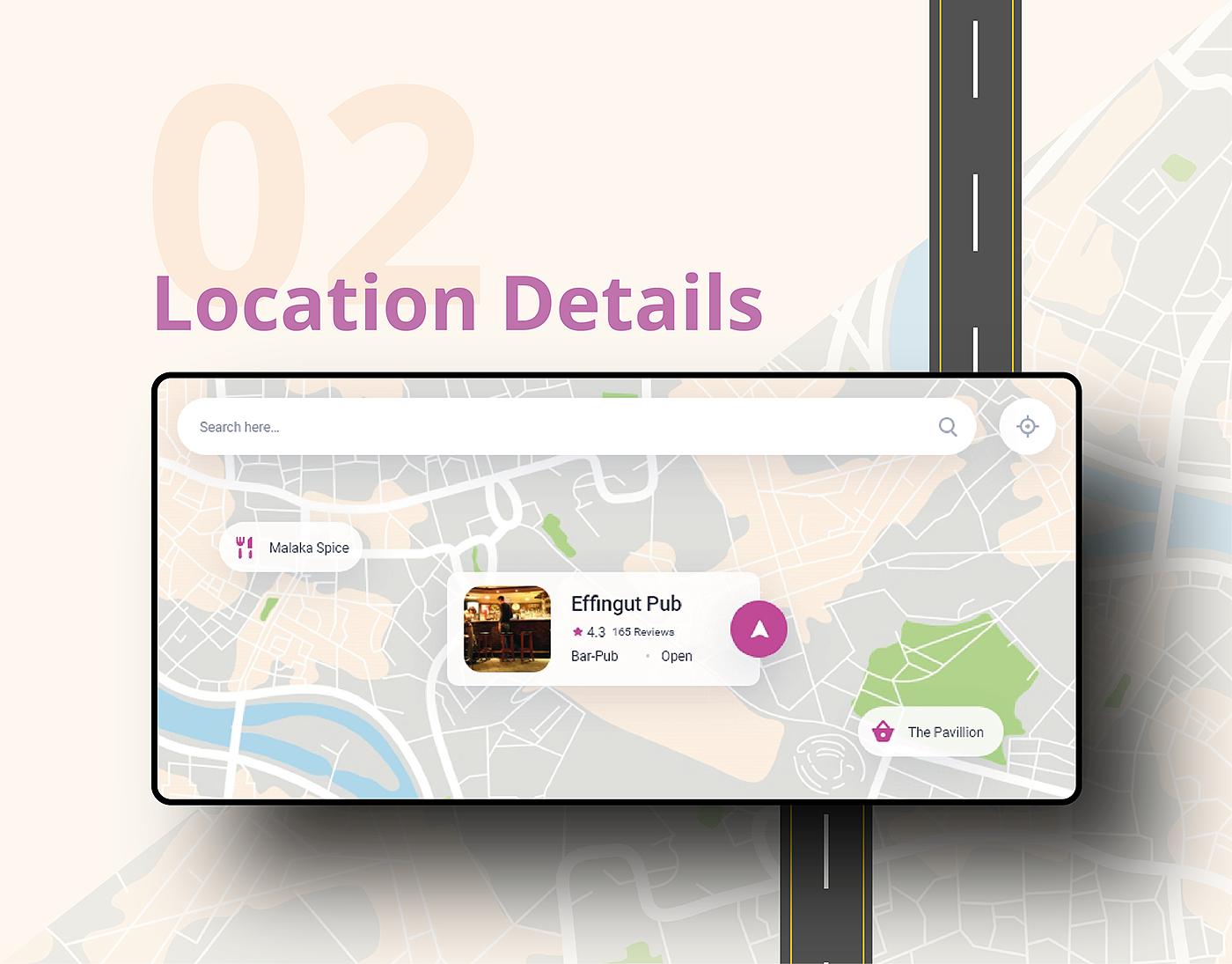 Car Navigation App | UI-UX - 普象网