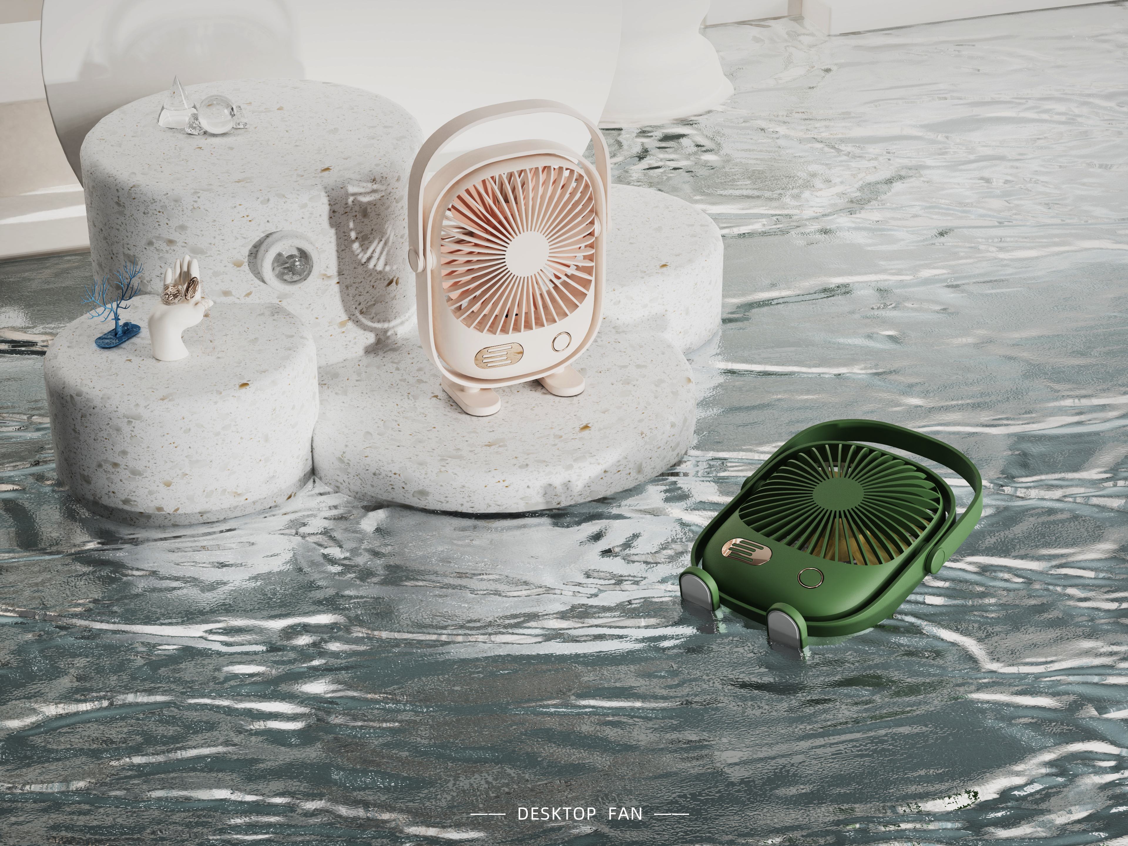 Fan，combination，Retro，