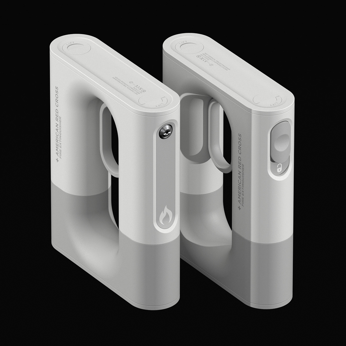 Fire Extinguisher，concept，disassemble，