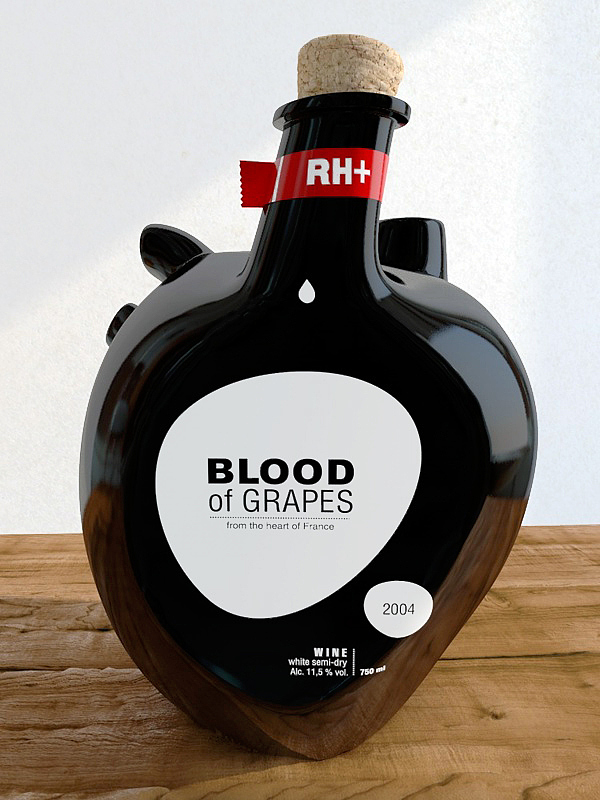 Heart，The wine bottle，Wine vessel，red wine，