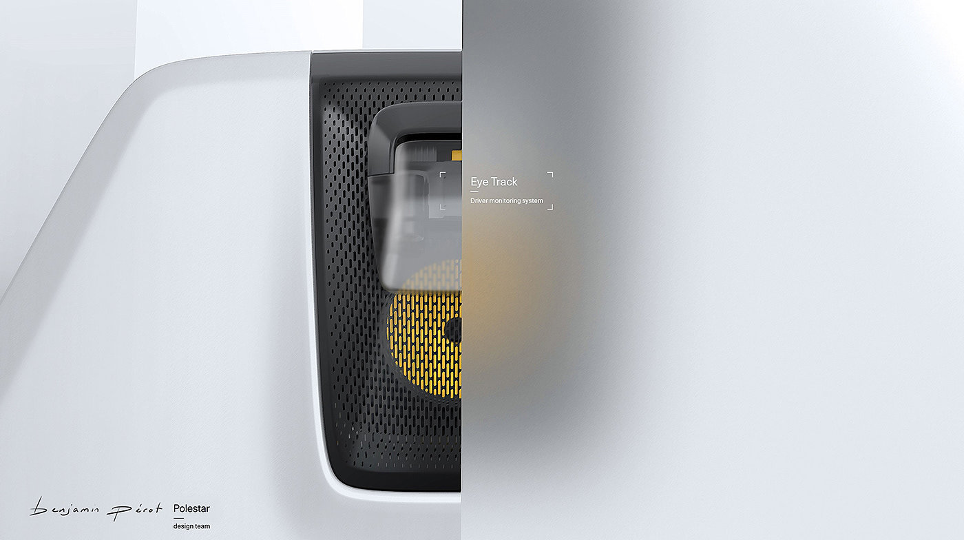 Polestar Precept Int，automobile，Hand drawn，Interior design，