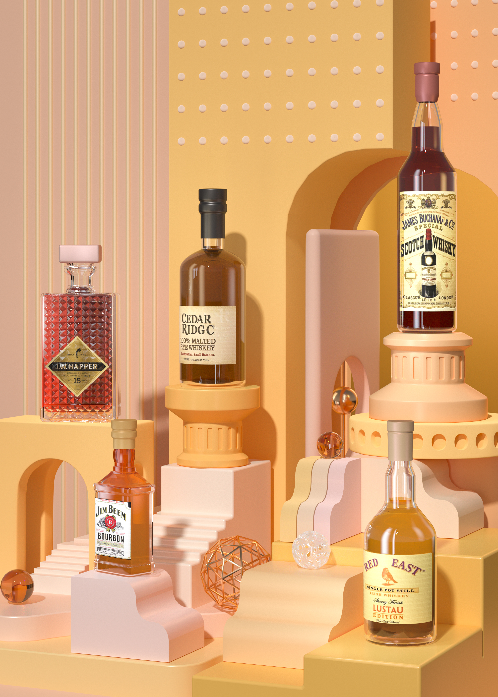 c4d，modeling，OC rendering，