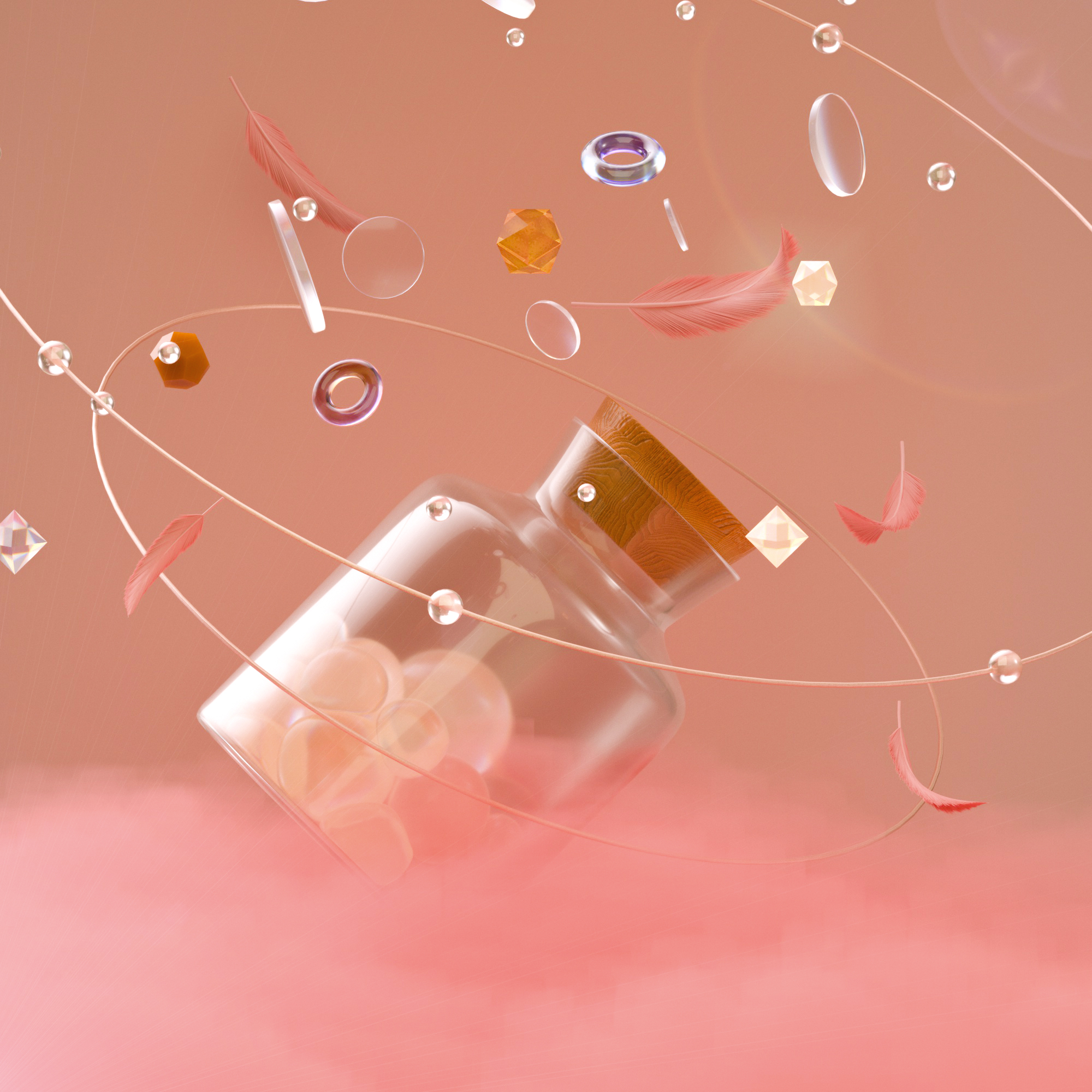 c4d，modeling，OC rendering，