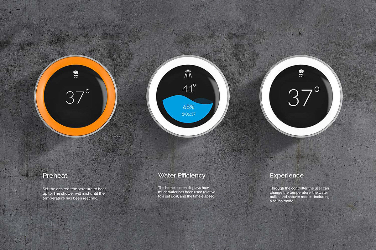 shower，intelligence，User experience，HALO，concept，
