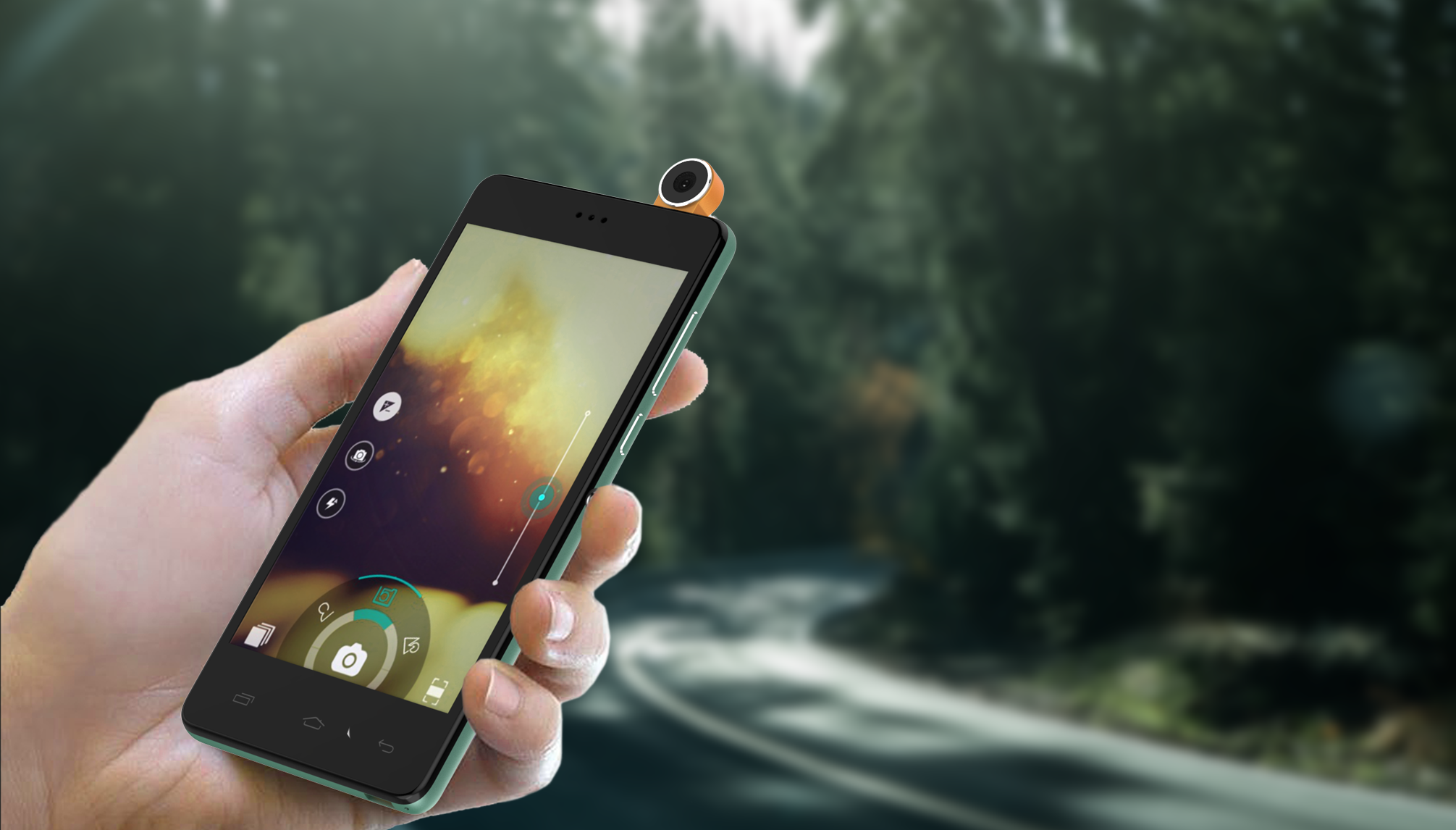 Mobile phone rotation，