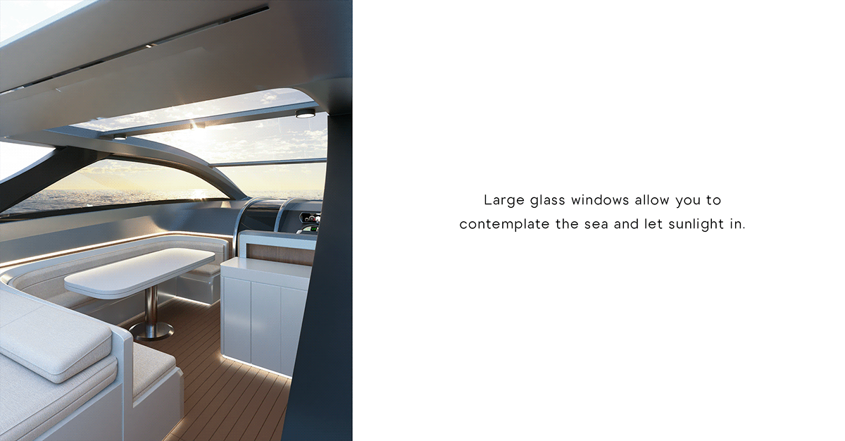 Monaco 40S，yacht，Render，