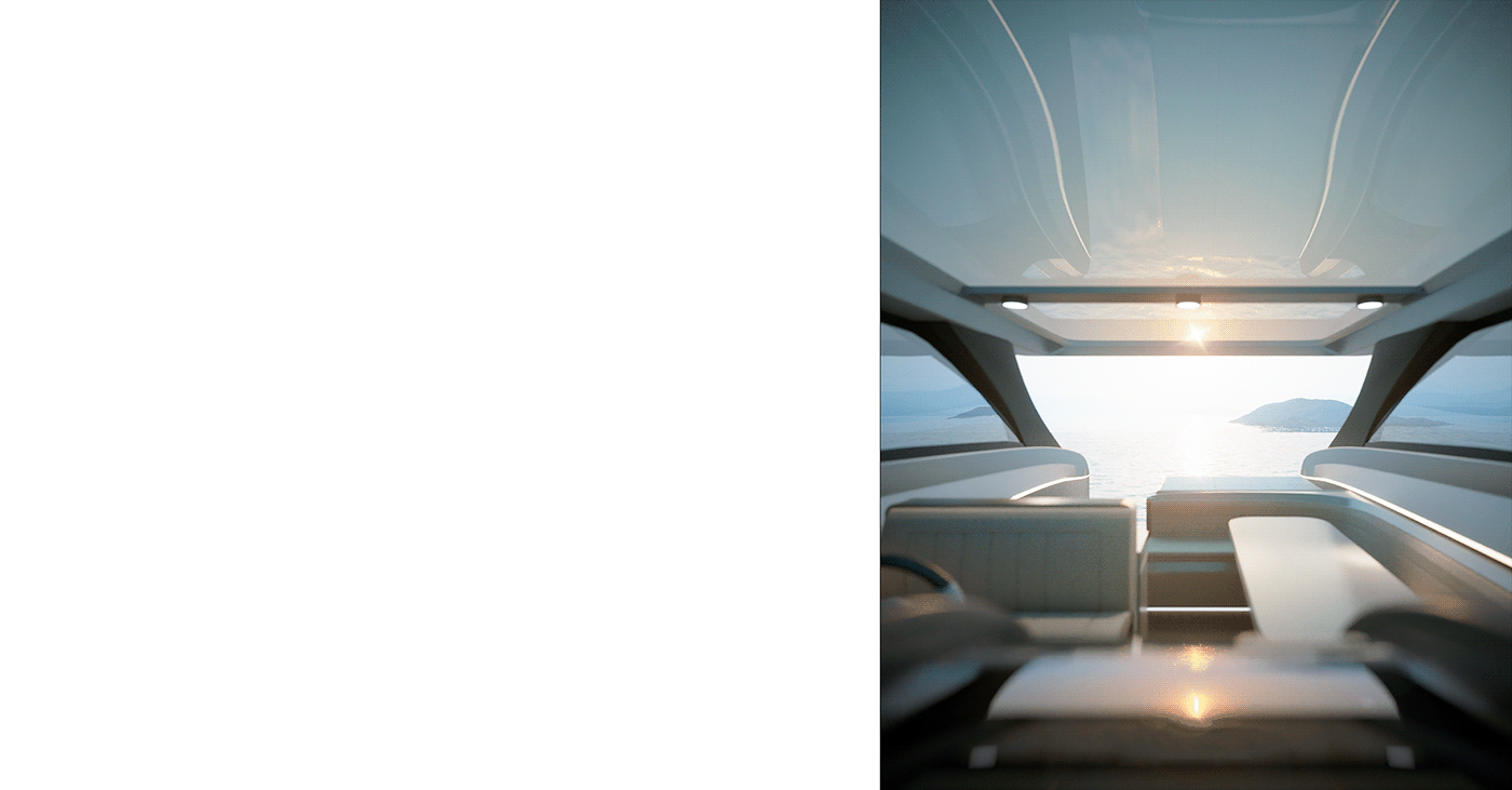 Monaco 40S，yacht，Render，