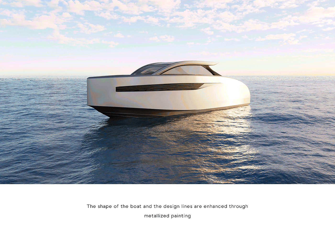 Monaco 40S，yacht，Render，