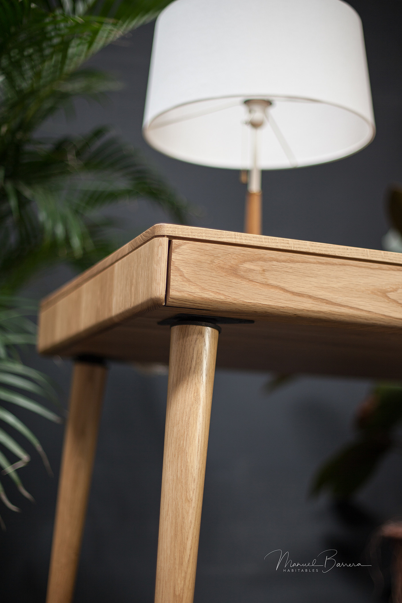 oak desk，家具设计，木制，