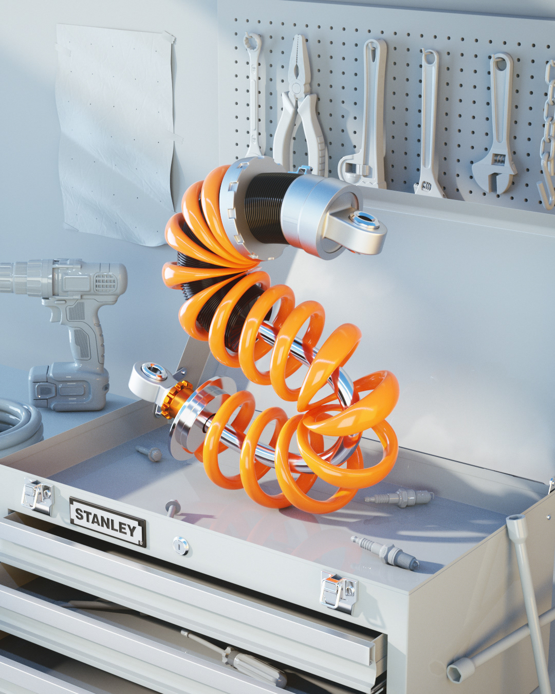 36 Days of Type，c4d，3D modeling，