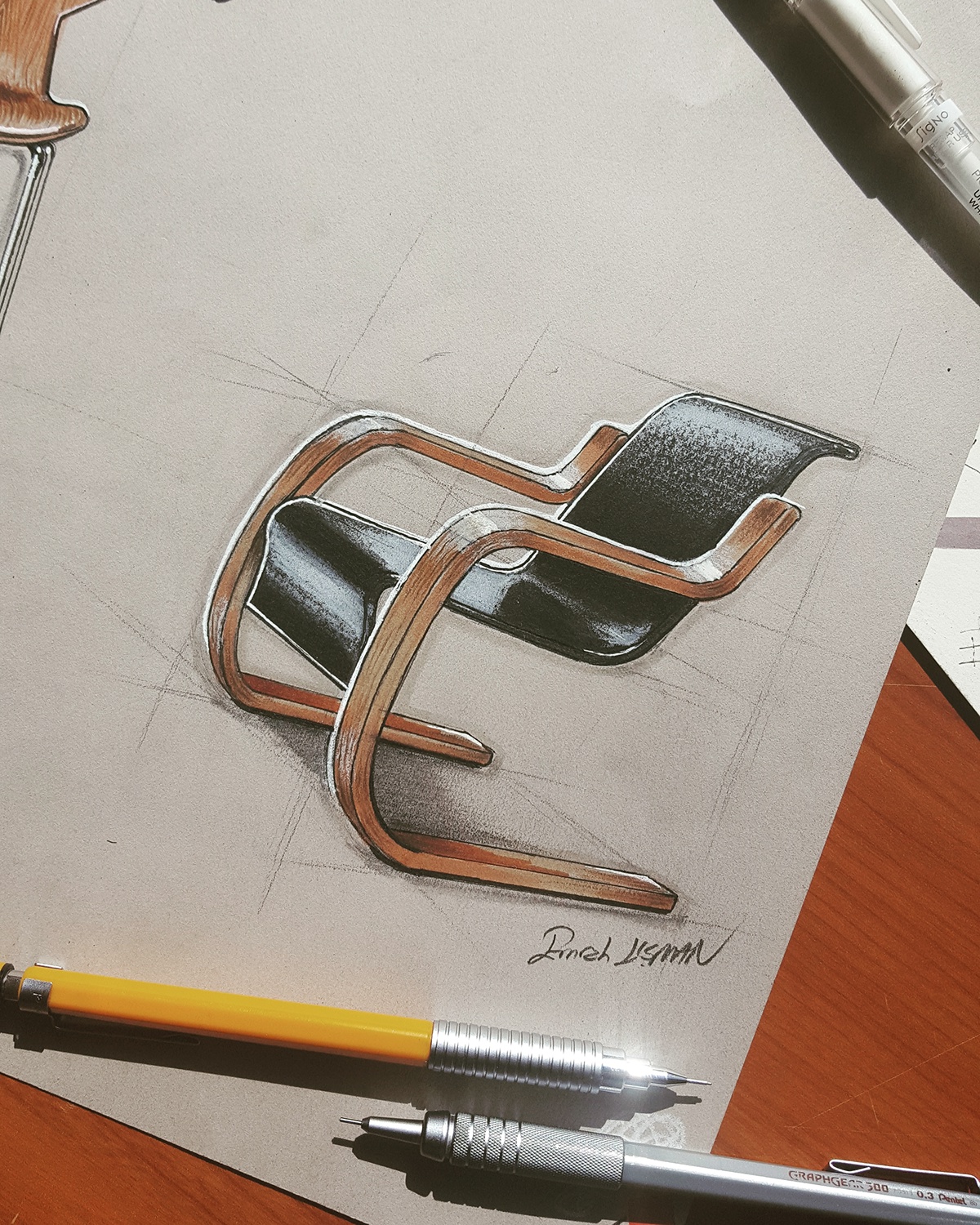 Sman's name，turkey，Hand drawn，chair，two thousand and seventeen，sketchbook，