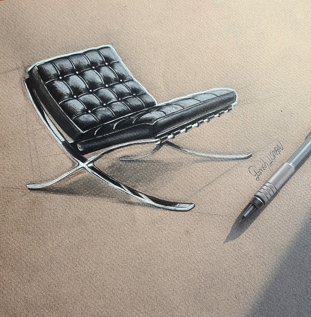 Sman's name，turkey，Hand drawn，chair，two thousand and seventeen，sketchbook，