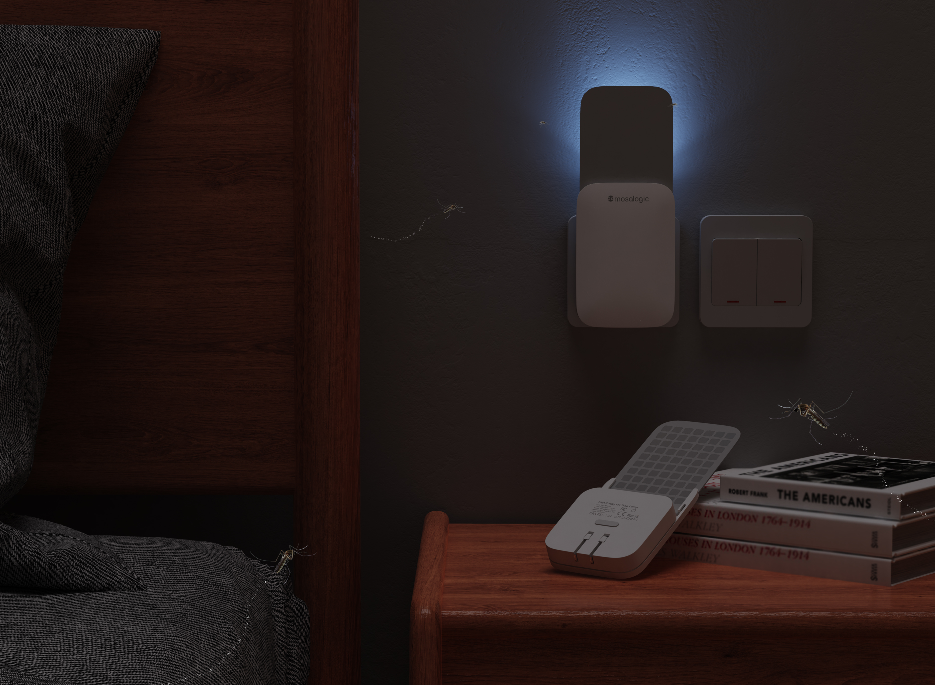 ultraviolet rays，UVA，Mosquito killing lamp，Night light，intelligence，