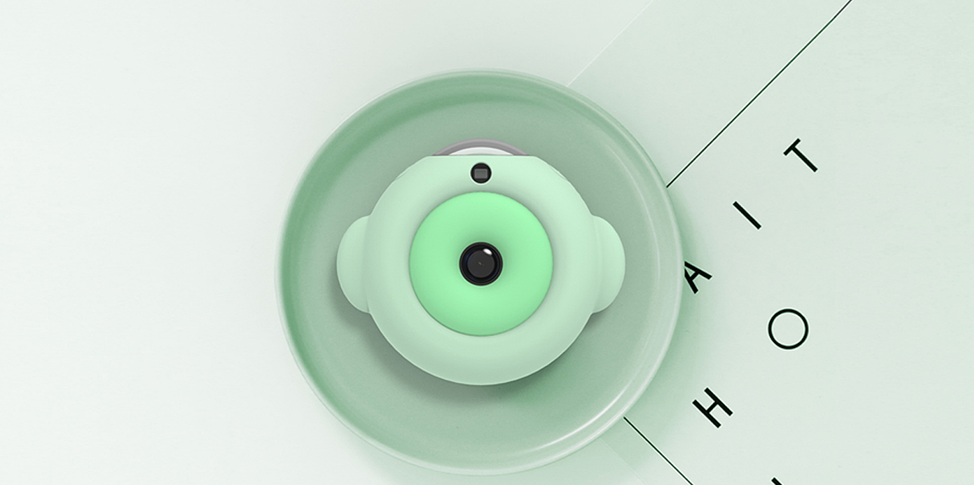 Children's camera，doughnut，