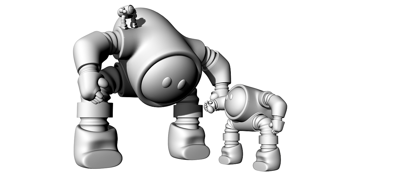 modeling，industrial design，Render，robot，Toys，