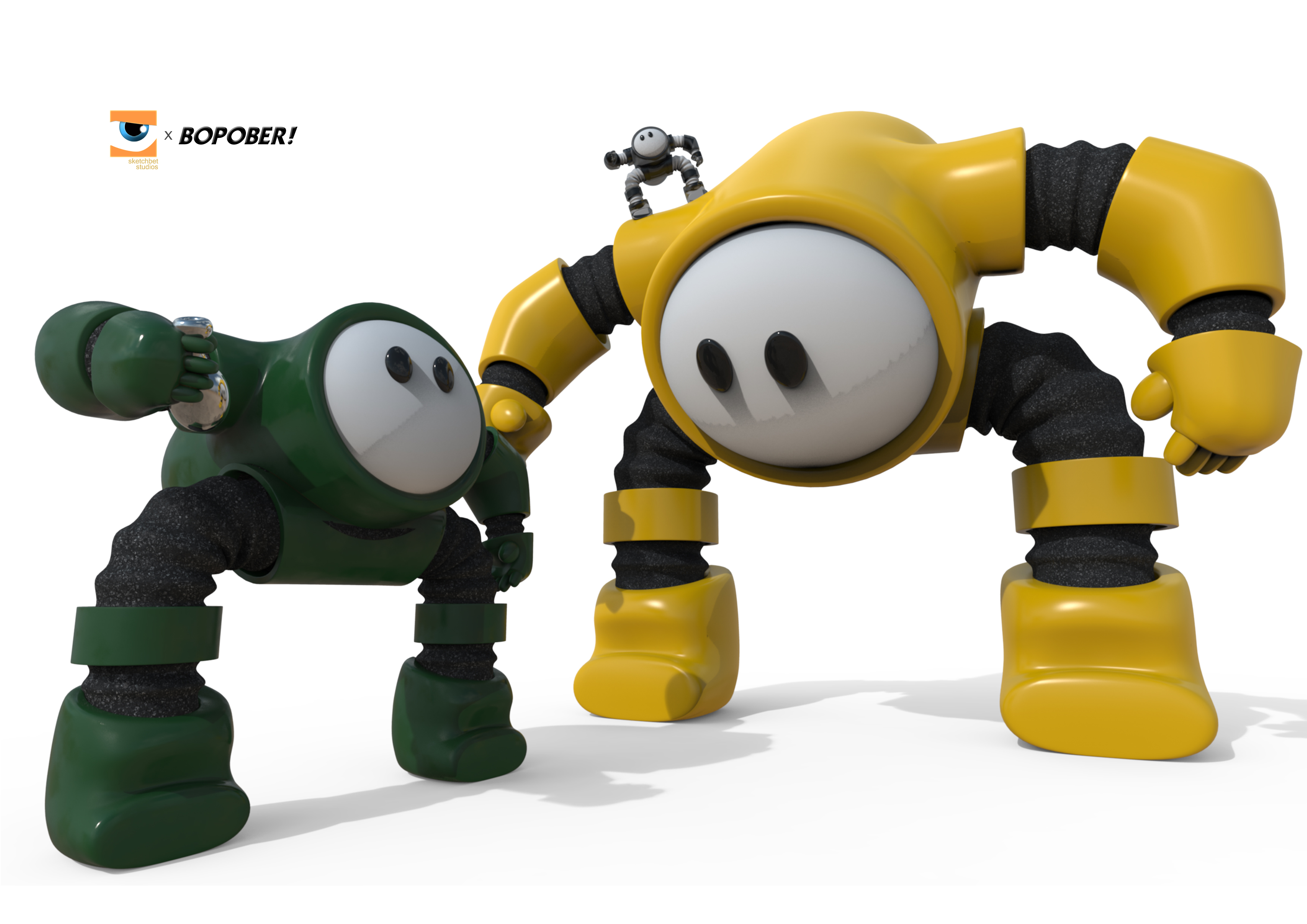 modeling，industrial design，Render，robot，Toys，