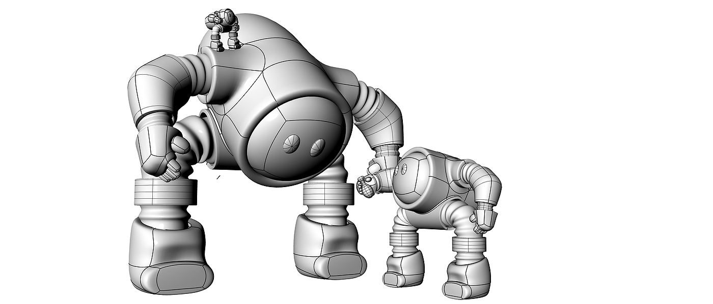 modeling，industrial design，Render，robot，Toys，