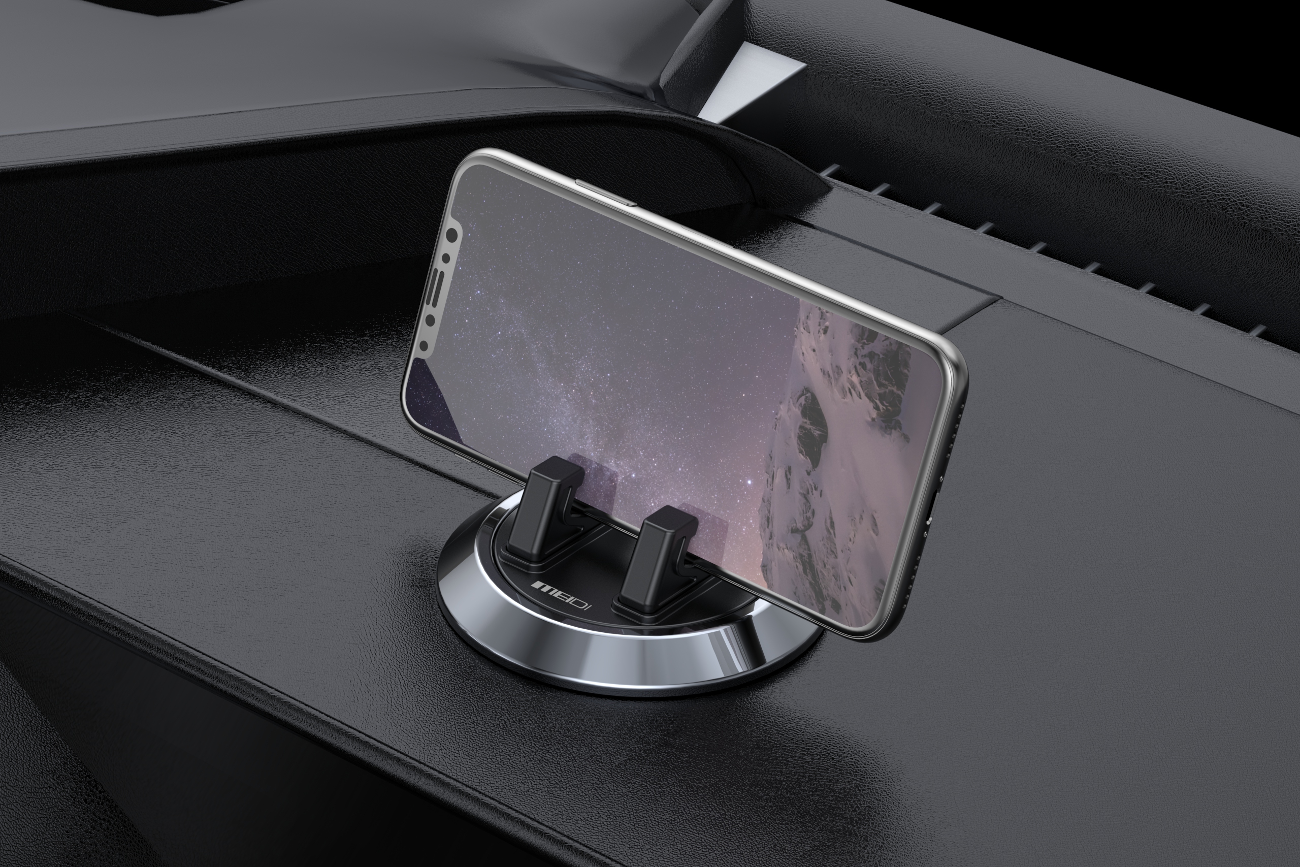 vehicle，Mobile phone bracket，Parking sign，automobile，Number plate，