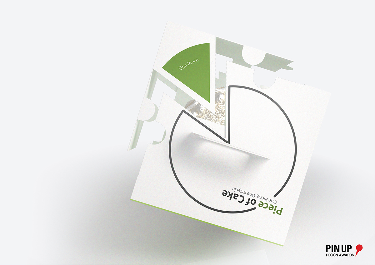 packing design，Cake box，Piece of Cake，