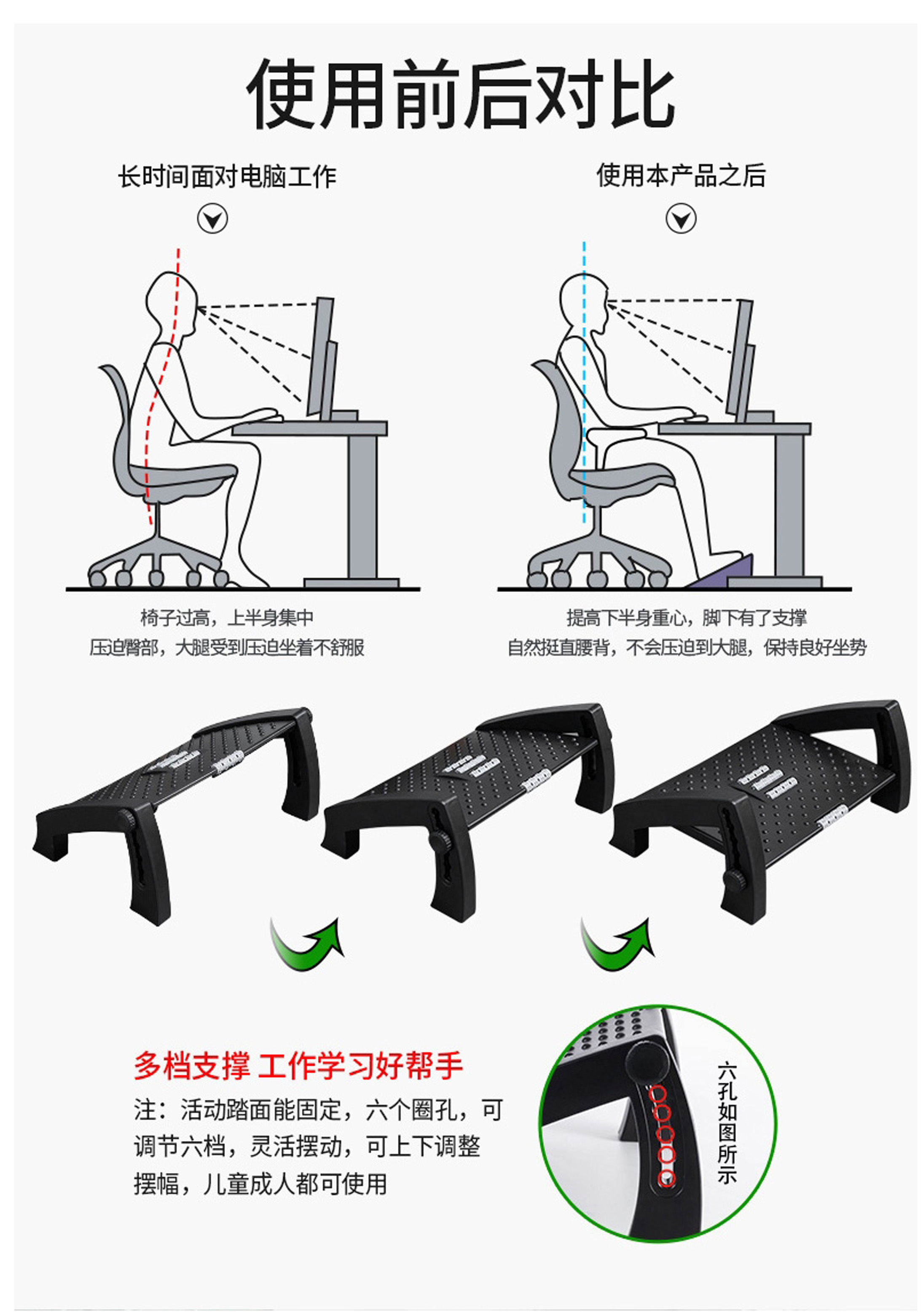 Foot pedal，Footstool，Footstool，comfortable，HORE，All right，