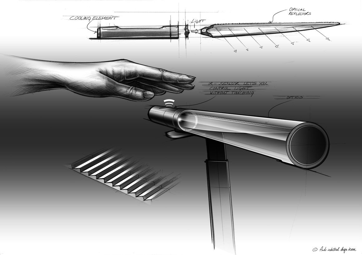 lamp，modularization，black，