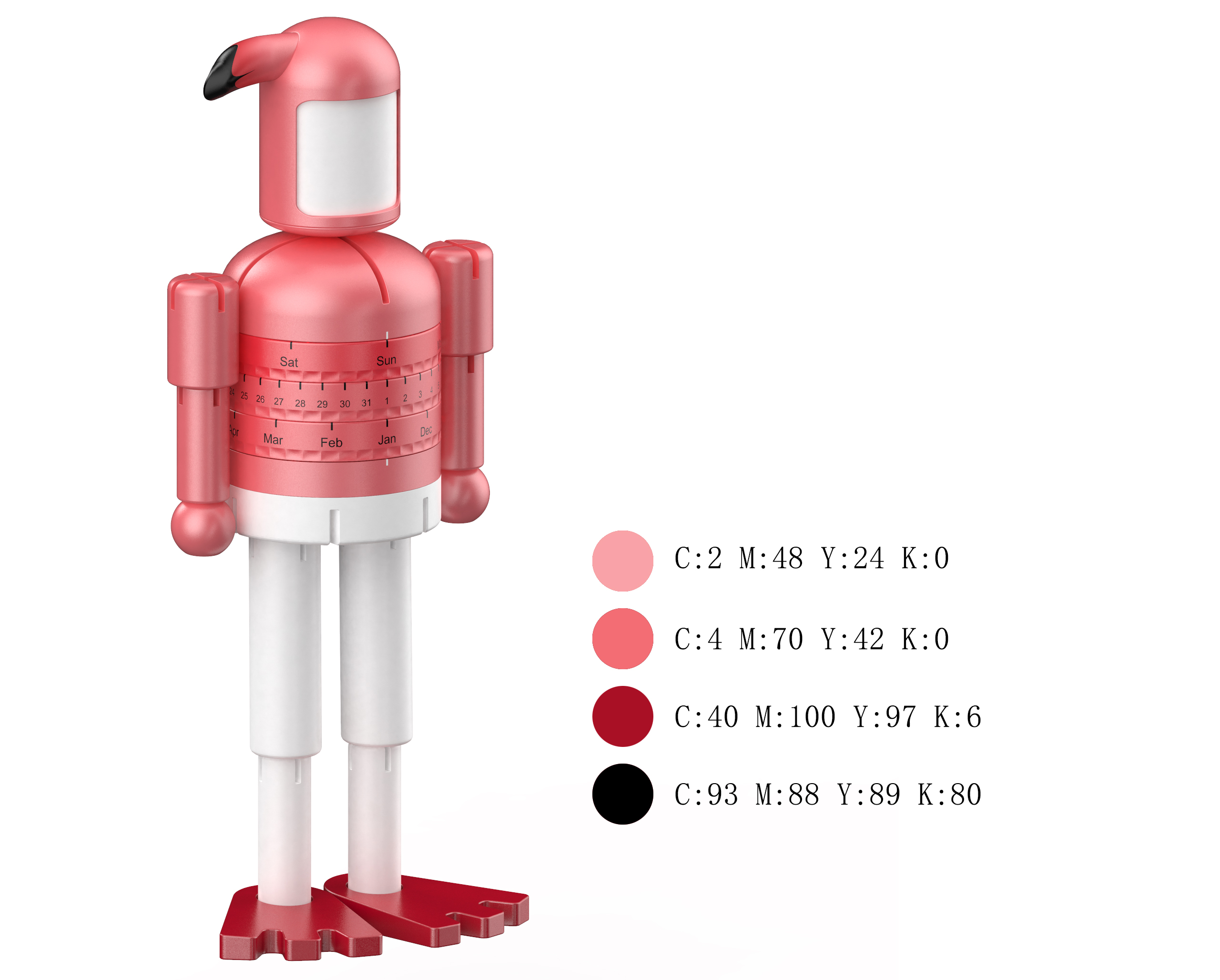 Flamingo bionic design，