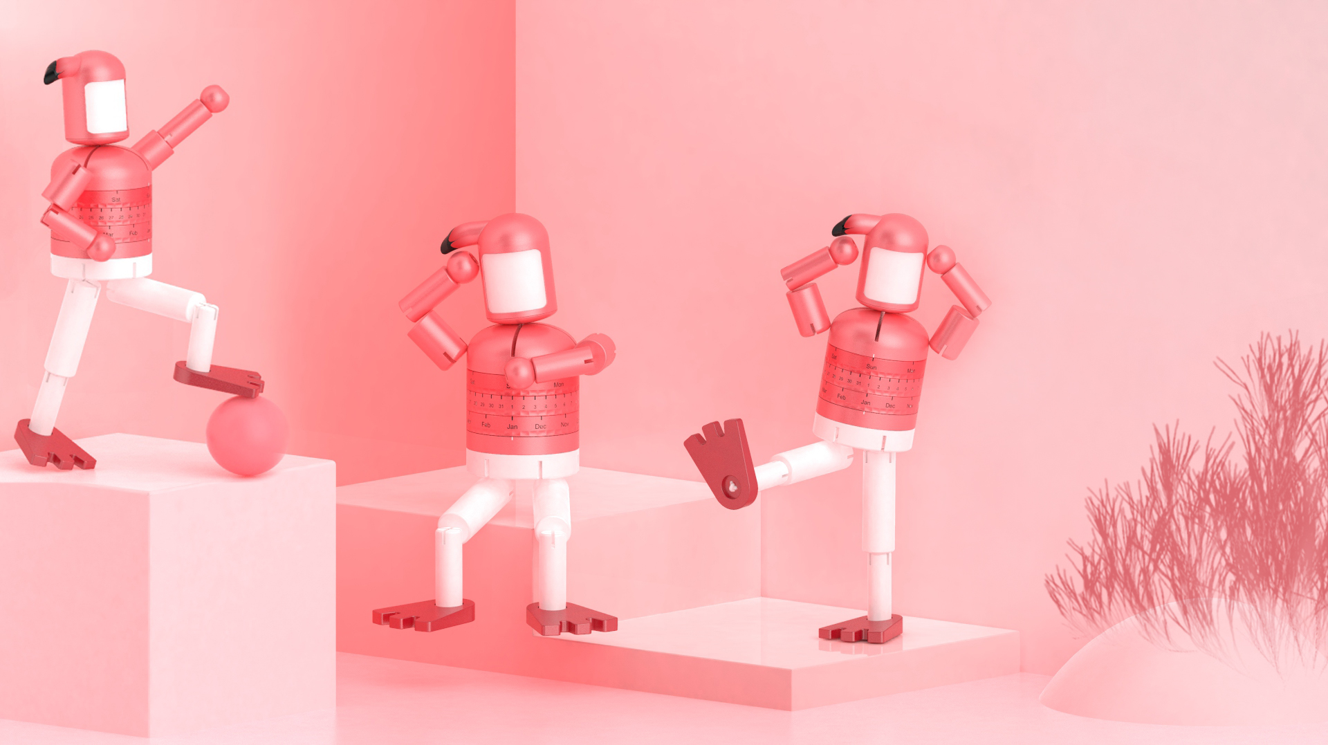 Flamingo bionic design，