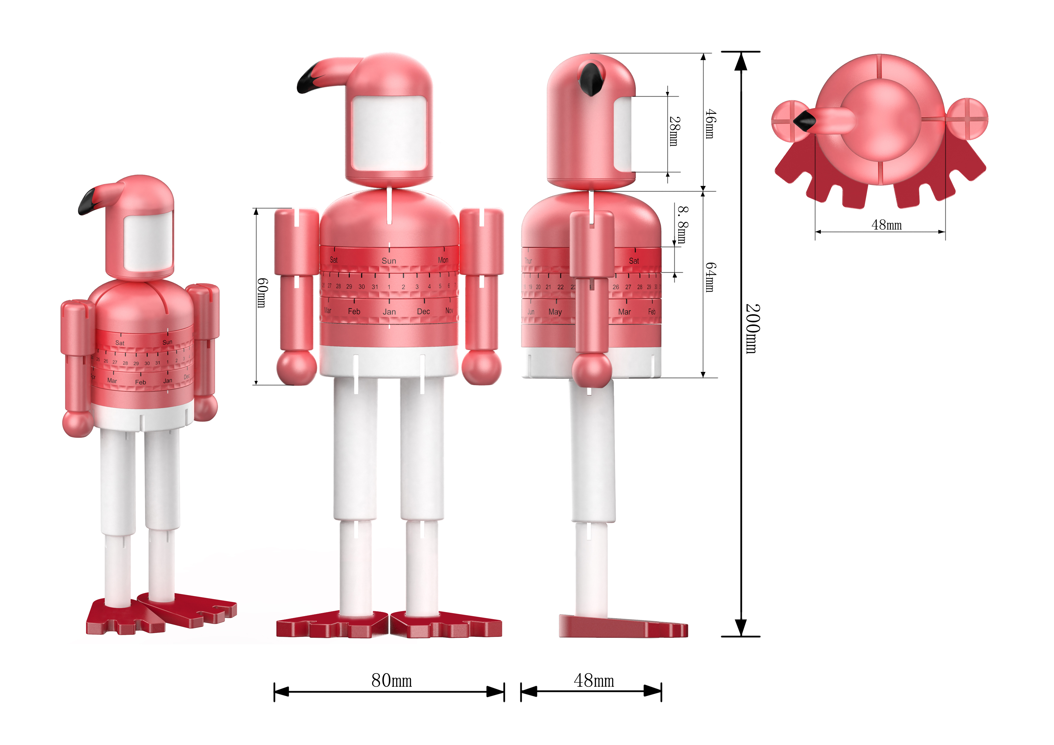 Flamingo bionic design，