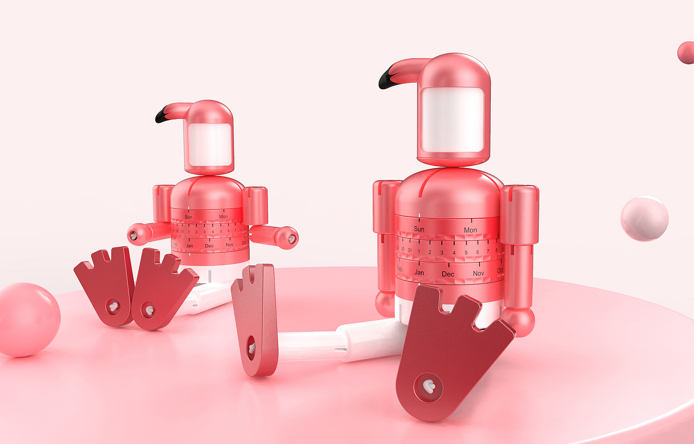 Flamingo bionic design，