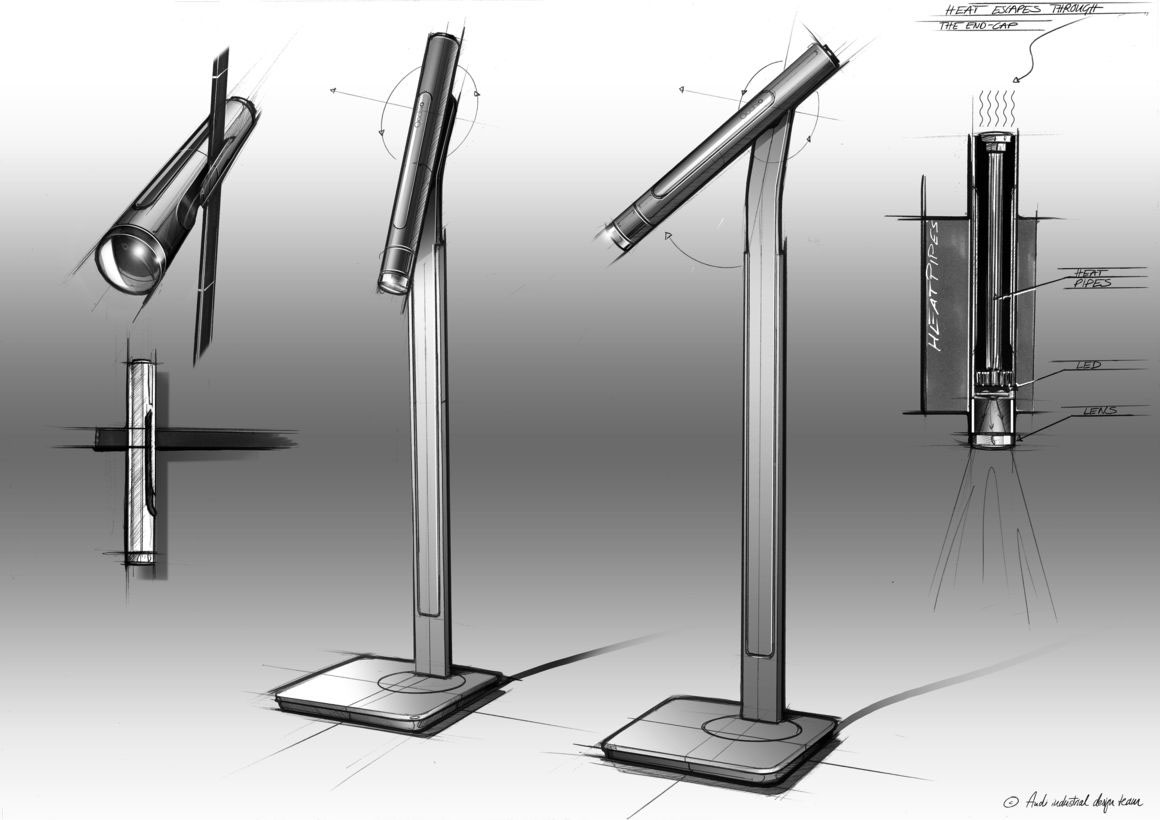 lamp，modularization，black，