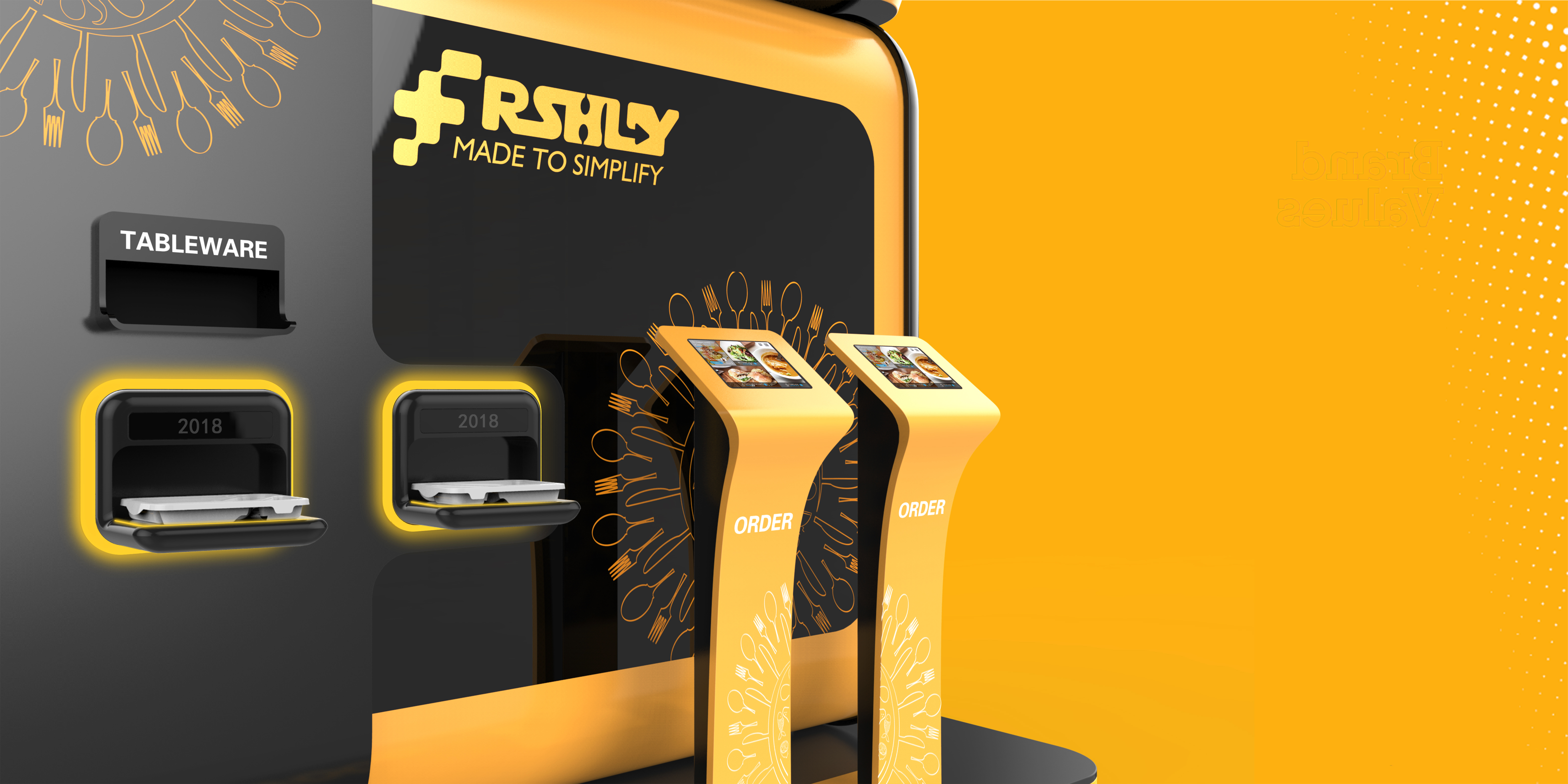 Frshly vending machine，