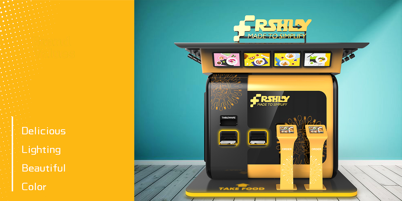 Frshly vending machine，