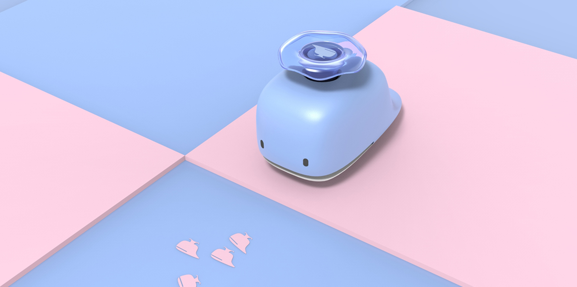 Children's flower beater，Little dolphin，