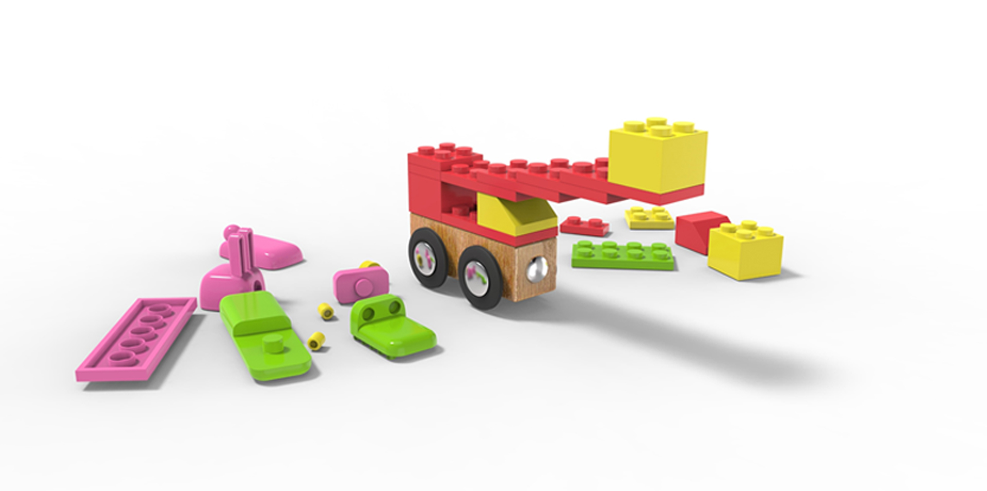 Children's train，Animal interest，