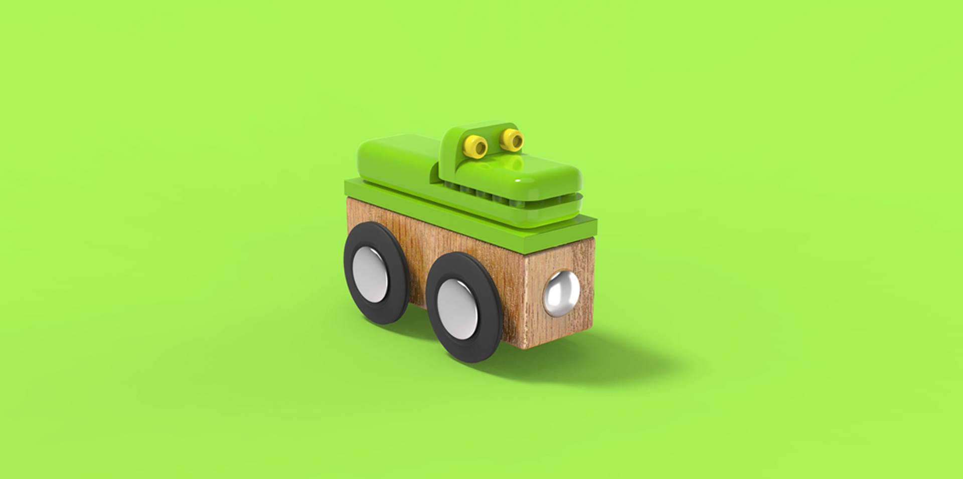 Children's train，Animal interest，