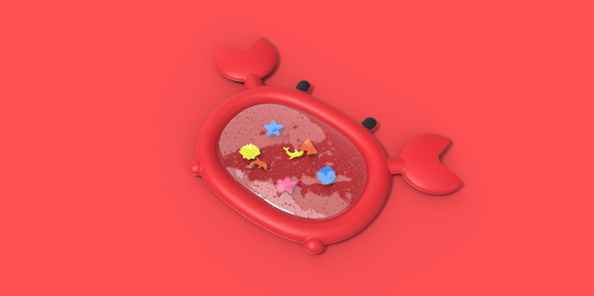 Children's water cushion，Little crab，