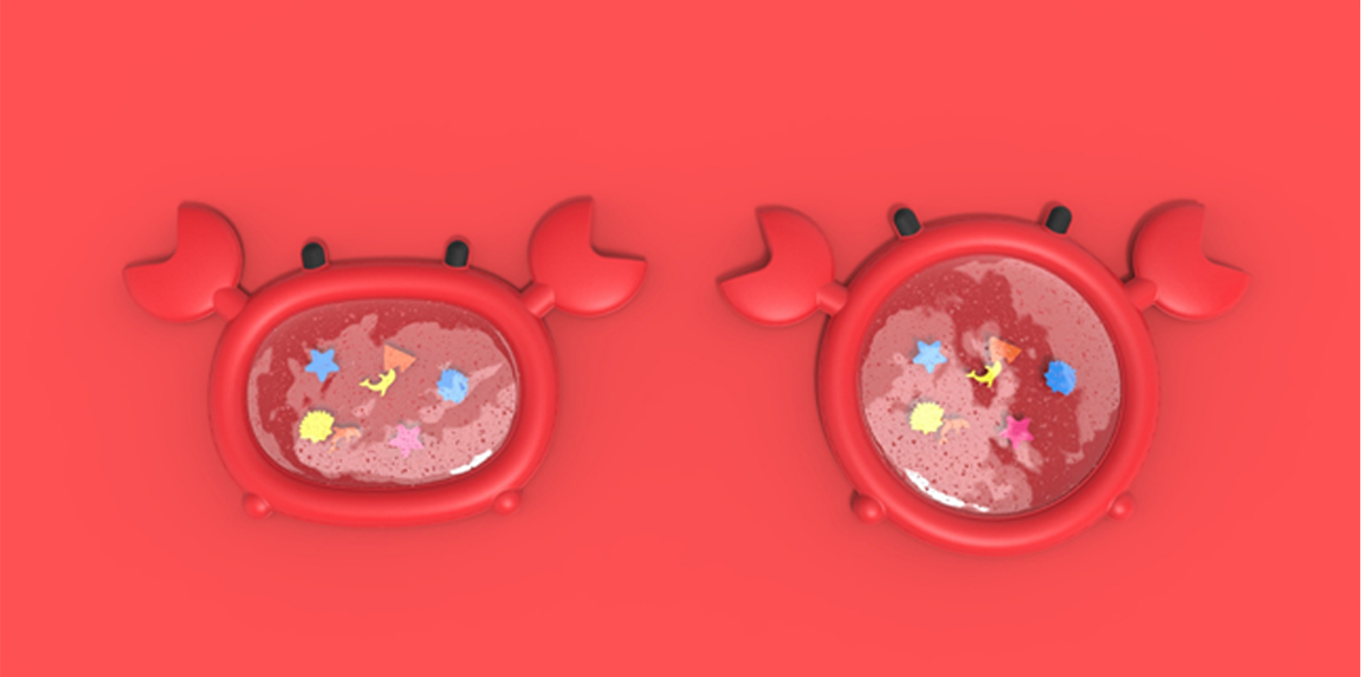 Children's water cushion，Little crab，