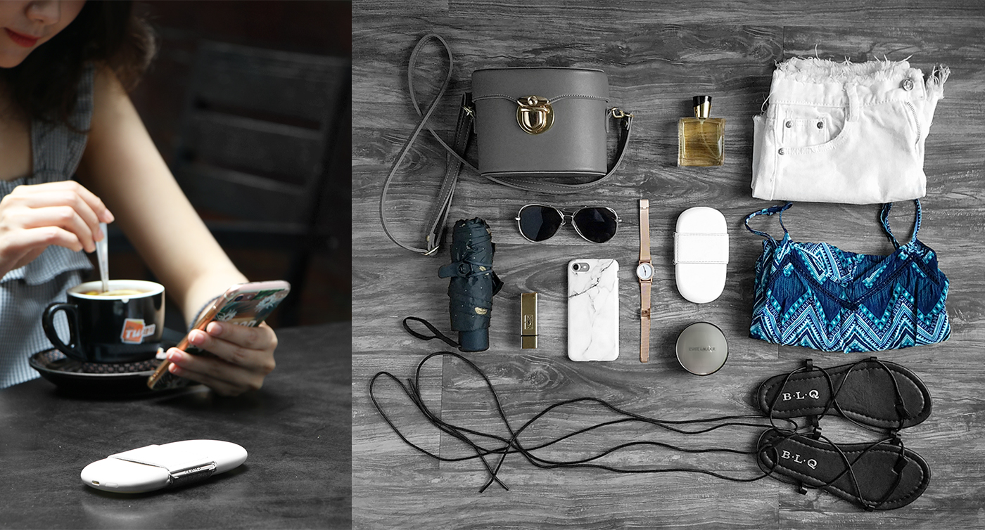 charge，Wireless charging，Leisure，portable battery，life，natural，relaxed，Minimalist，texture，