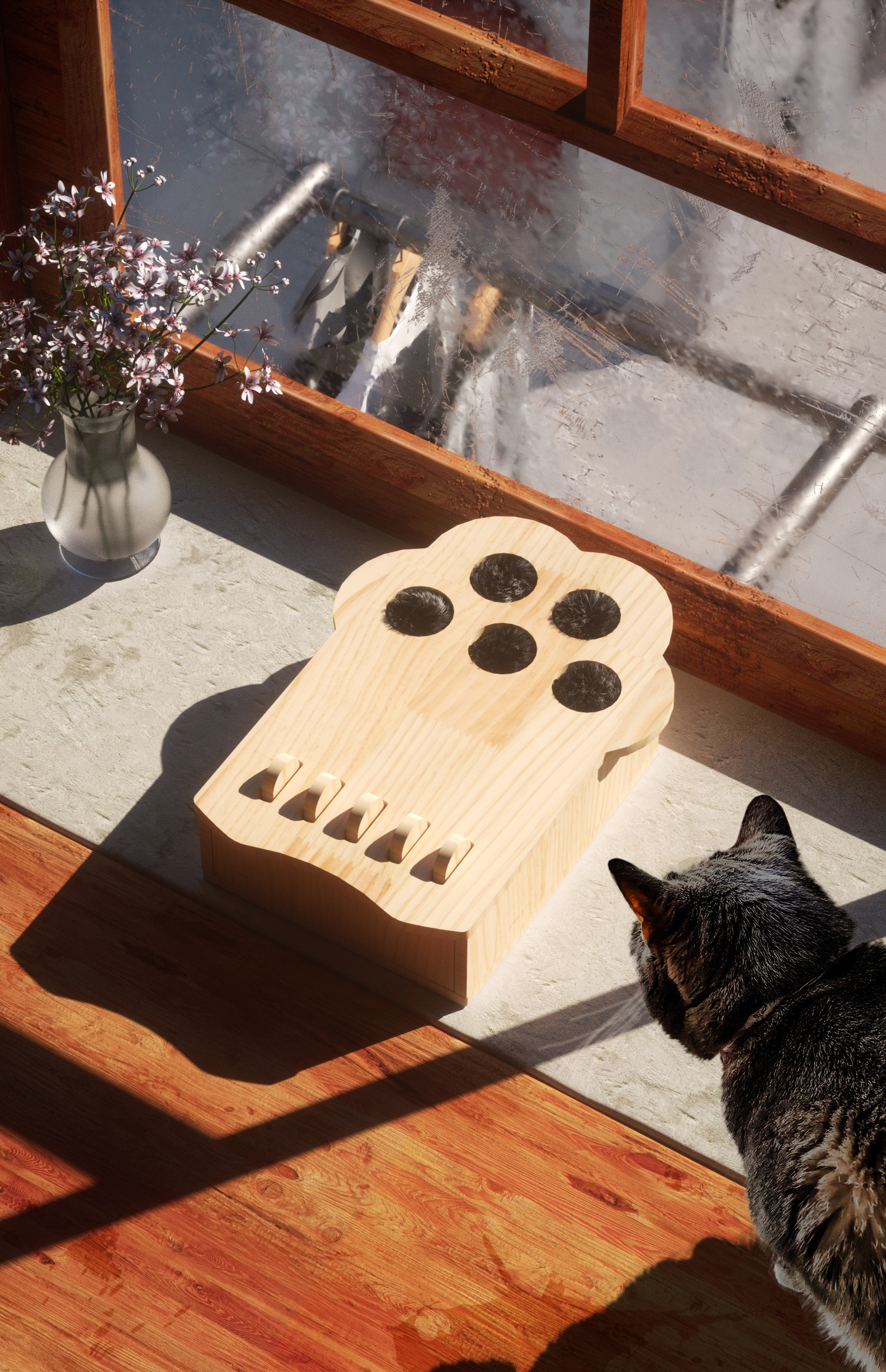 cat，Pets，Kitty，Meow，Toys，Whac-A-Mole，woodiness，interaction，