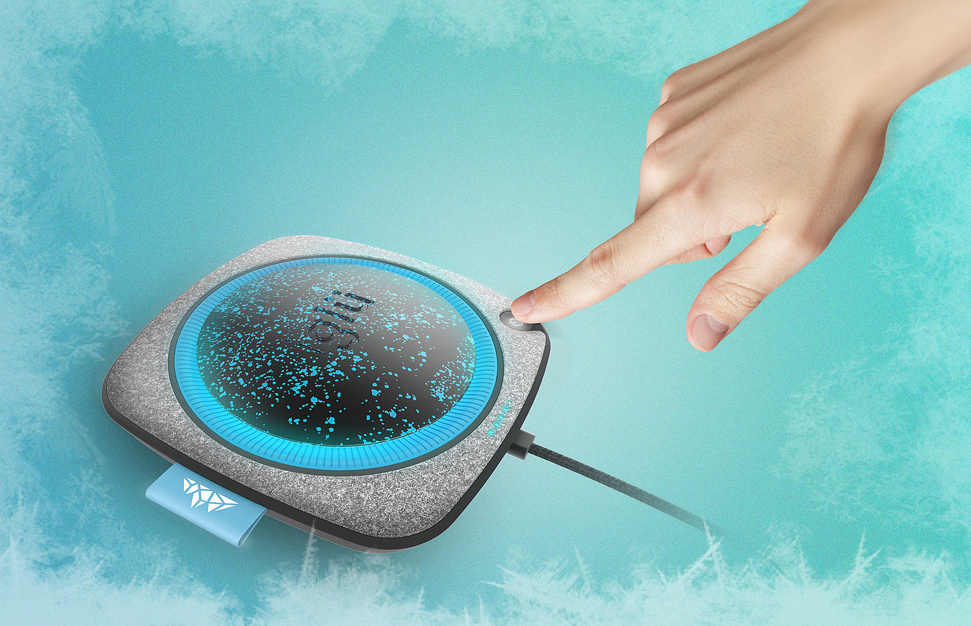 On board equipment，Ultrasonic device，defrost，Deicing，USB charging，conceptual design，