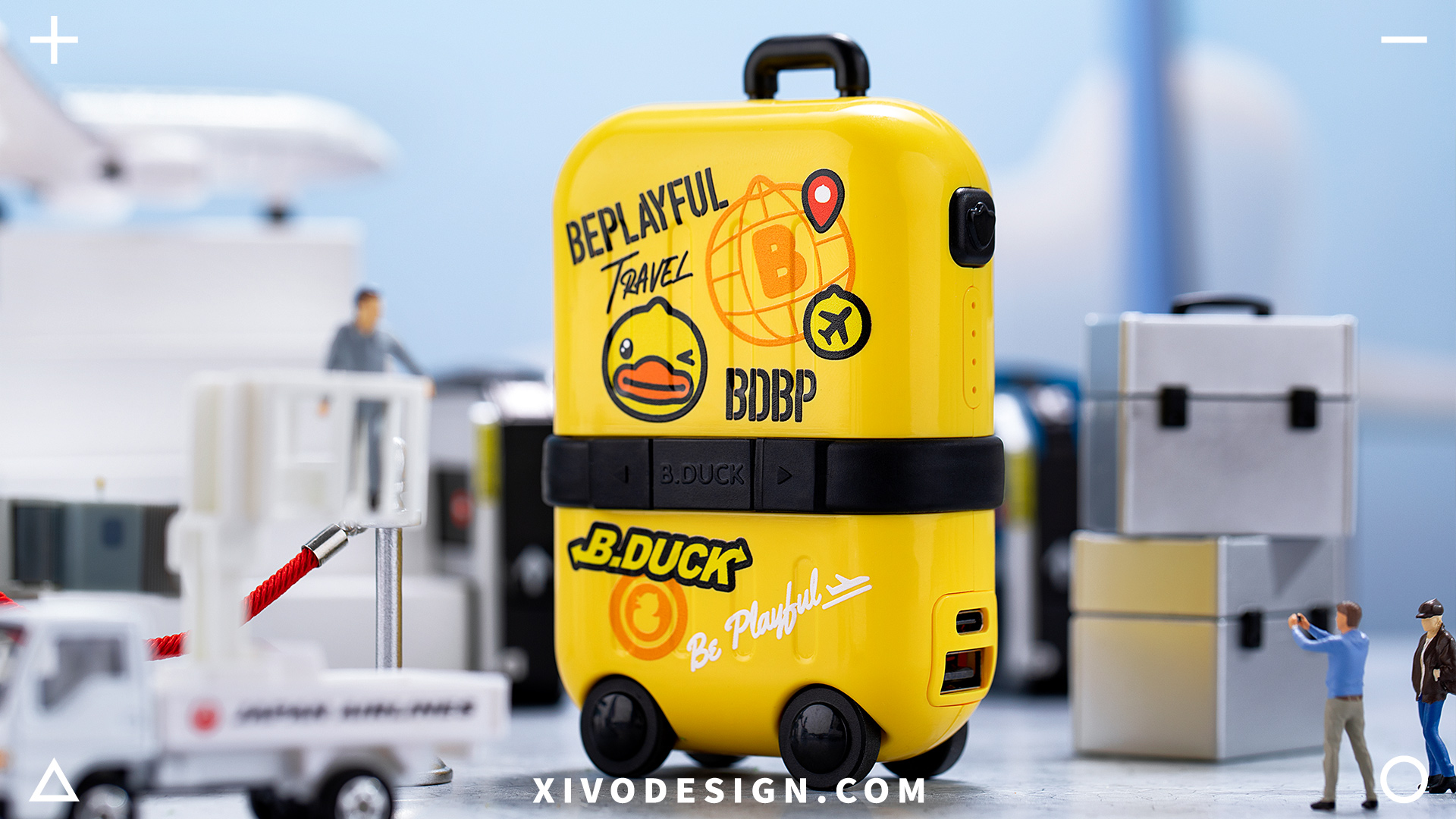 portable battery，portable source，Yellow duck，Good simple geometry，Electronics，3C accessories，