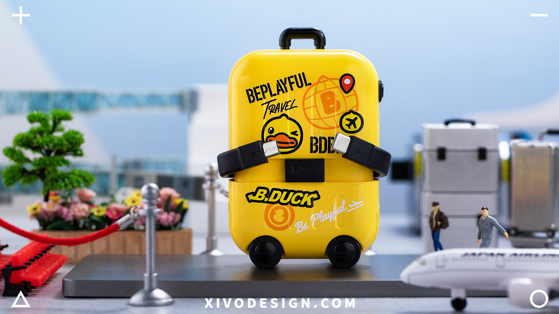 portable battery，portable source，Yellow duck，Good simple geometry，Electronics，3C accessories，