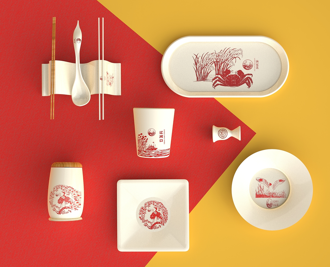 Tableware design，