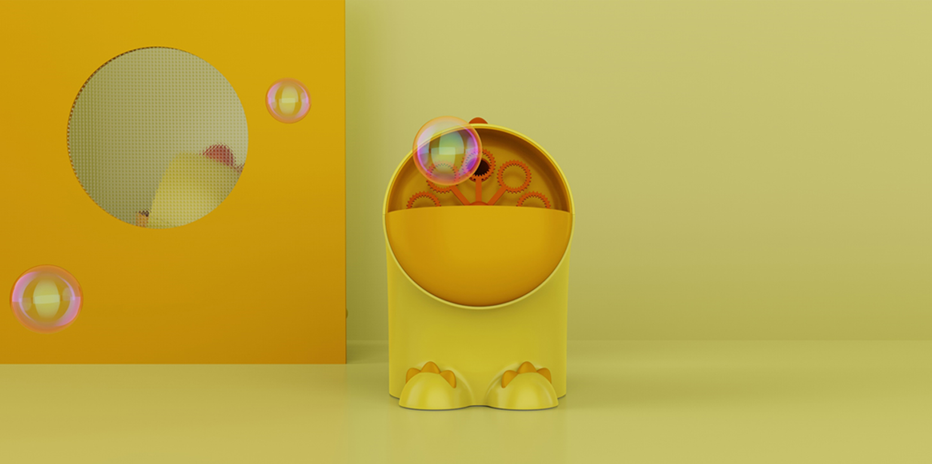 Bubble machine，Animal interest，Little dinosaur，