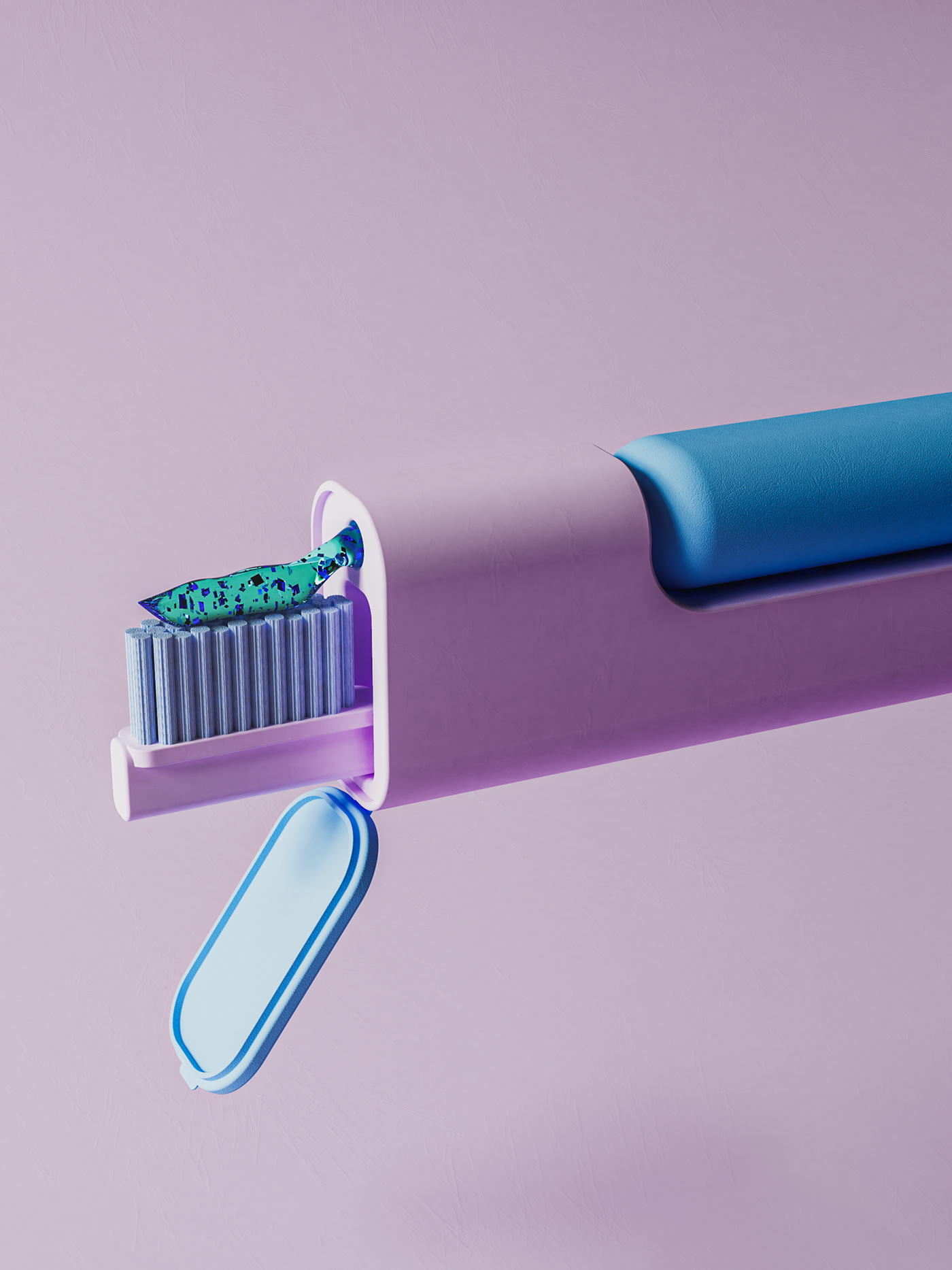toothbrush，portable，wash supplies，conceptual design，