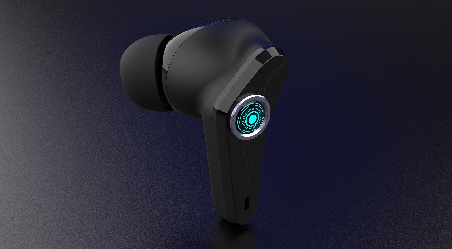 True wireless game headset，