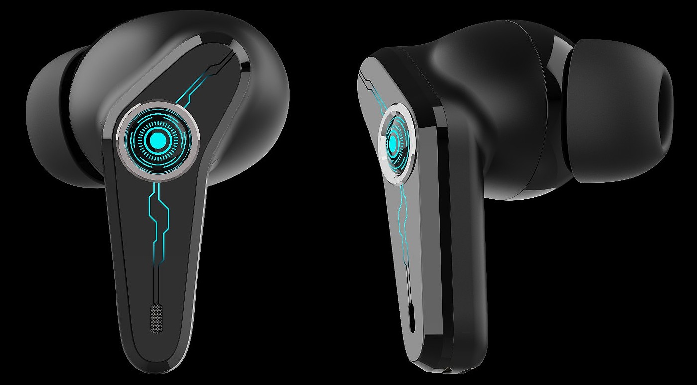 True wireless game headset，